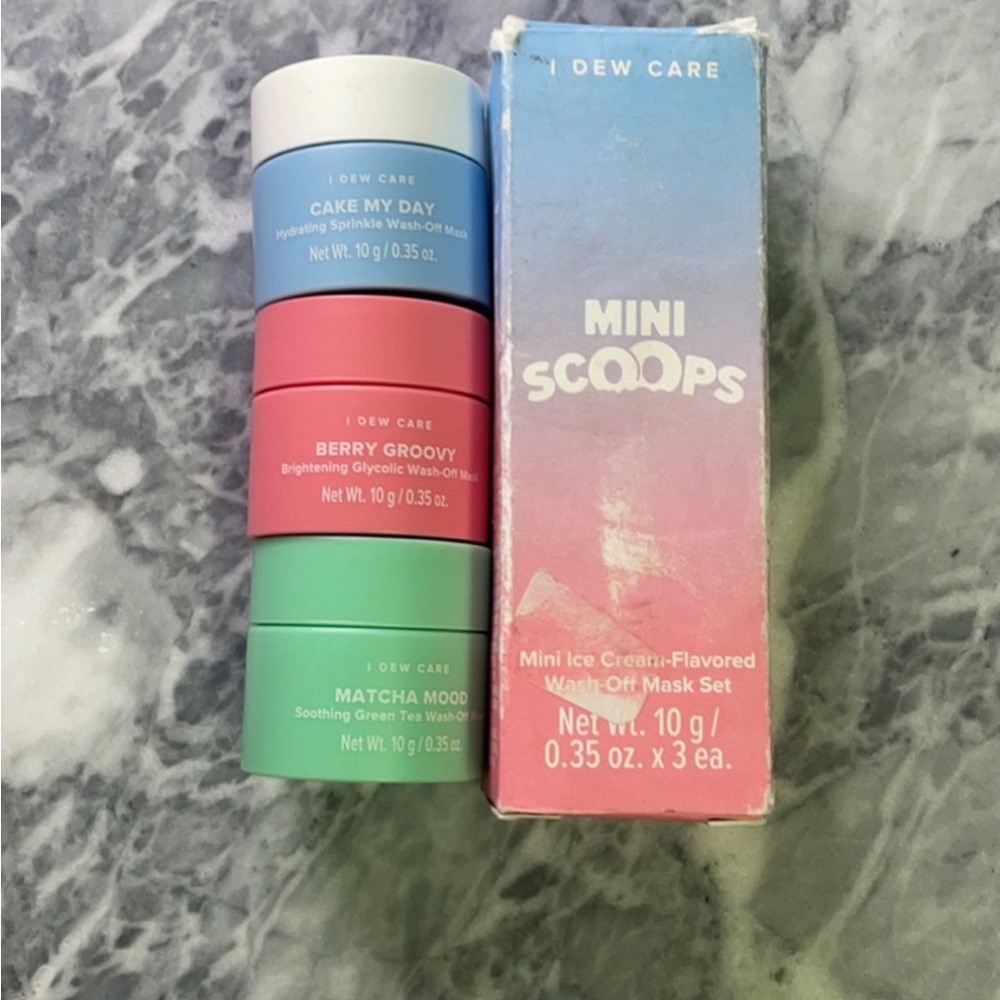 New I Dew Care Mini Scoops Wash Off‎ Mask Set
